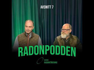 YouTube Thumbnail: Radonpodden avsnitt 7 - Internationell utblick med världskänd forskare